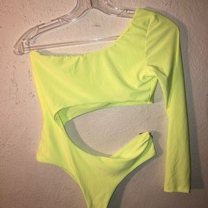 highlighter color bodysuit
